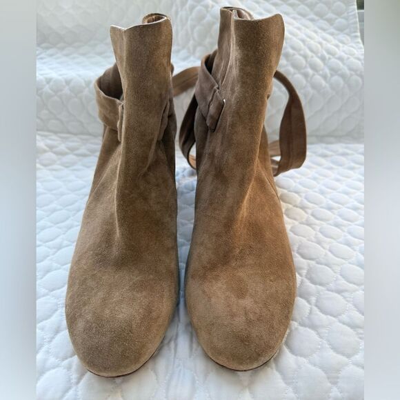 Rag &Bone Women's Tan Suede Ankle Boots - Picture 3 of 6